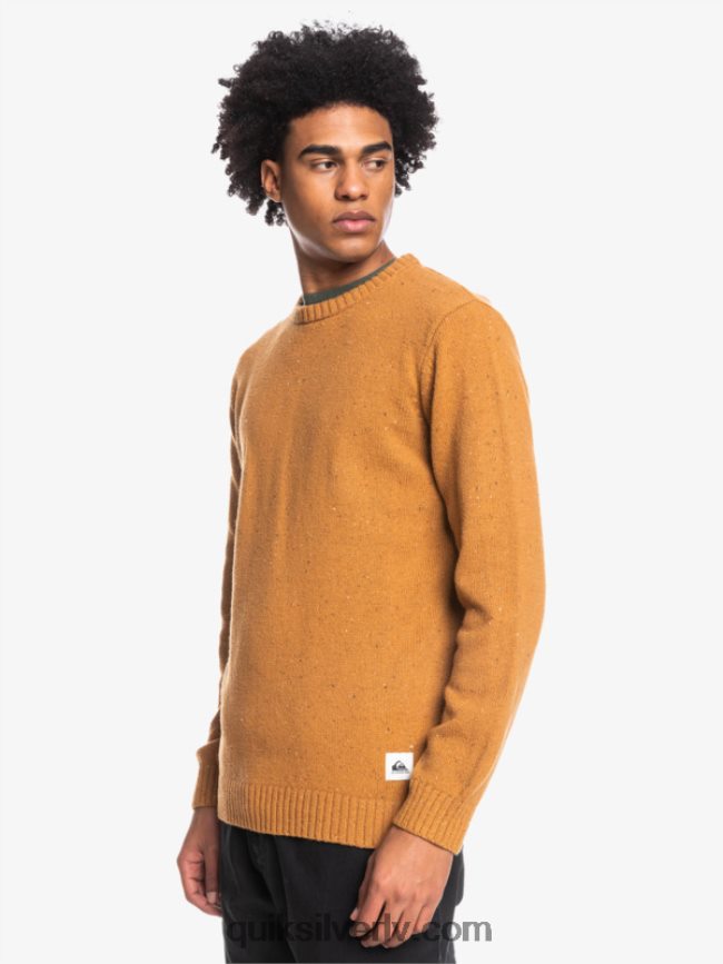 vīriešiem Quiksilver neppy džemperis brūnais cukurs 88064R1826