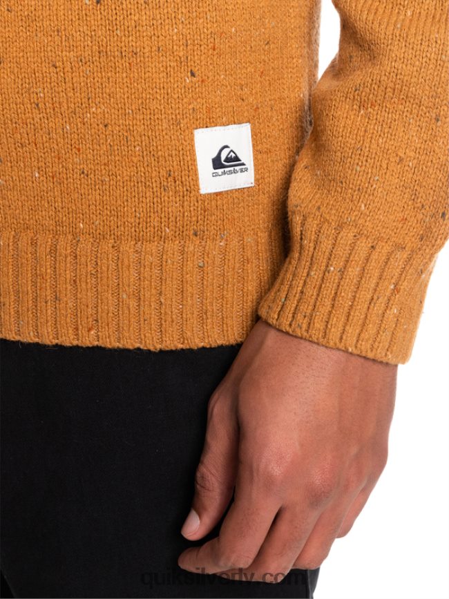 vīriešiem Quiksilver neppy džemperis brūnais cukurs 88064R1826