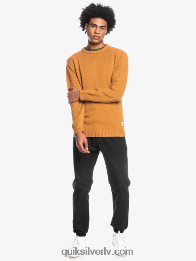 vīriešiem Quiksilver neppy džemperis brūnais cukurs 88064R1826