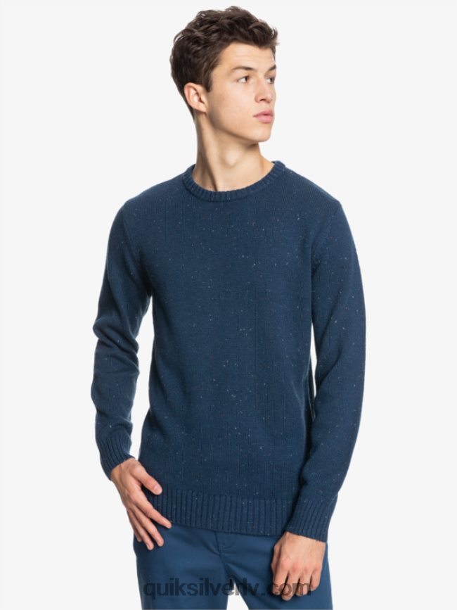 vīriešiem Quiksilver neppy džemperis zīmotnes zilā krāsā 88064R1827