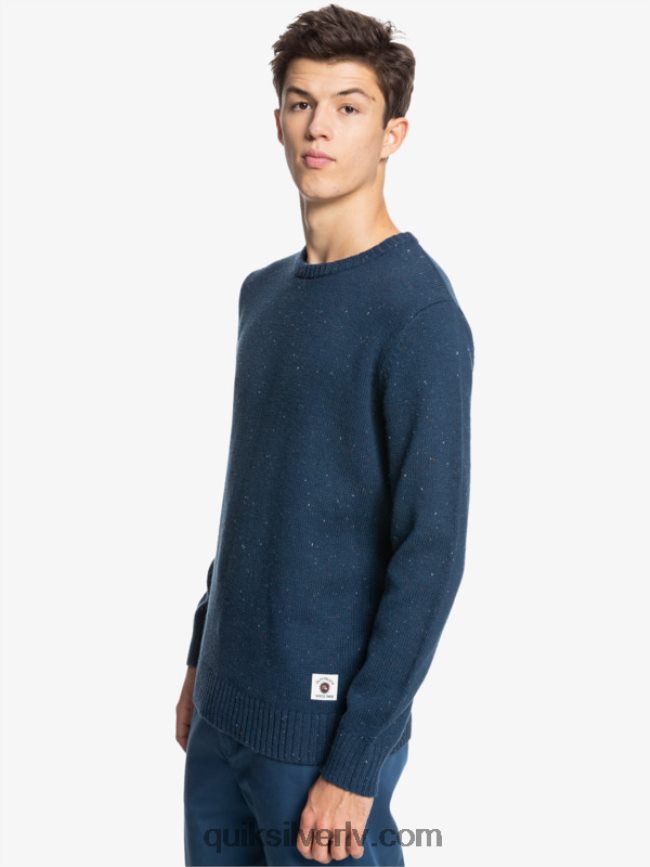 vīriešiem Quiksilver neppy džemperis zīmotnes zilā krāsā 88064R1827