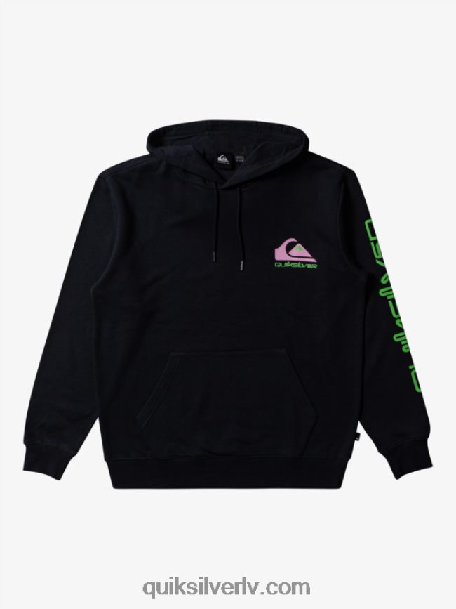 vīriešiem Quiksilver omni logo kapuci melns 88064R641