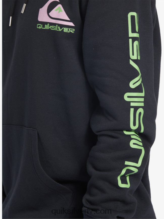 vīriešiem Quiksilver omni logo kapuci melns 88064R641