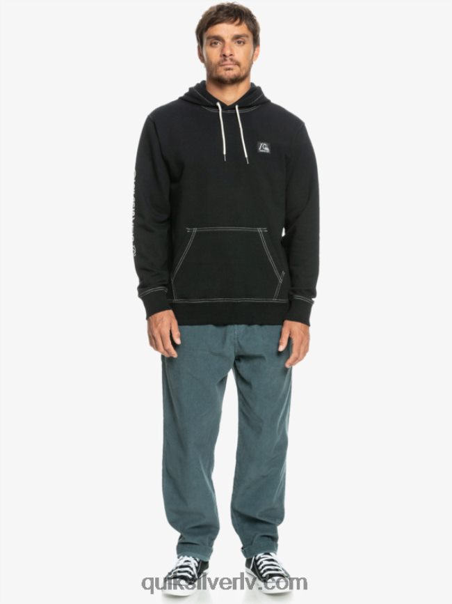 vīriešiem Quiksilver oriģinālais kapuci melns 88064R1033