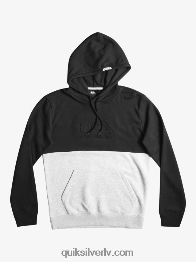 vīriešiem Quiksilver reljefs kapuci melns 88064R1681