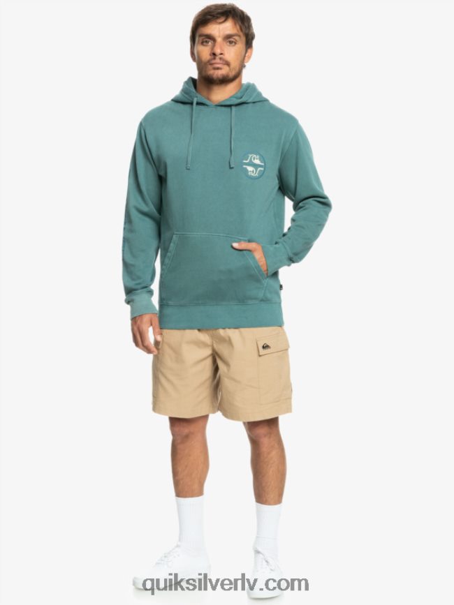 vīriešiem Quiksilver salds kā plātņu kapuci Bretaņas zilā 88064R1220
