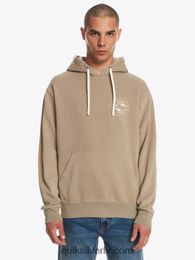vīriešiem Quiksilver salds kā plātņu kapuci plaza taupe 88064R1219