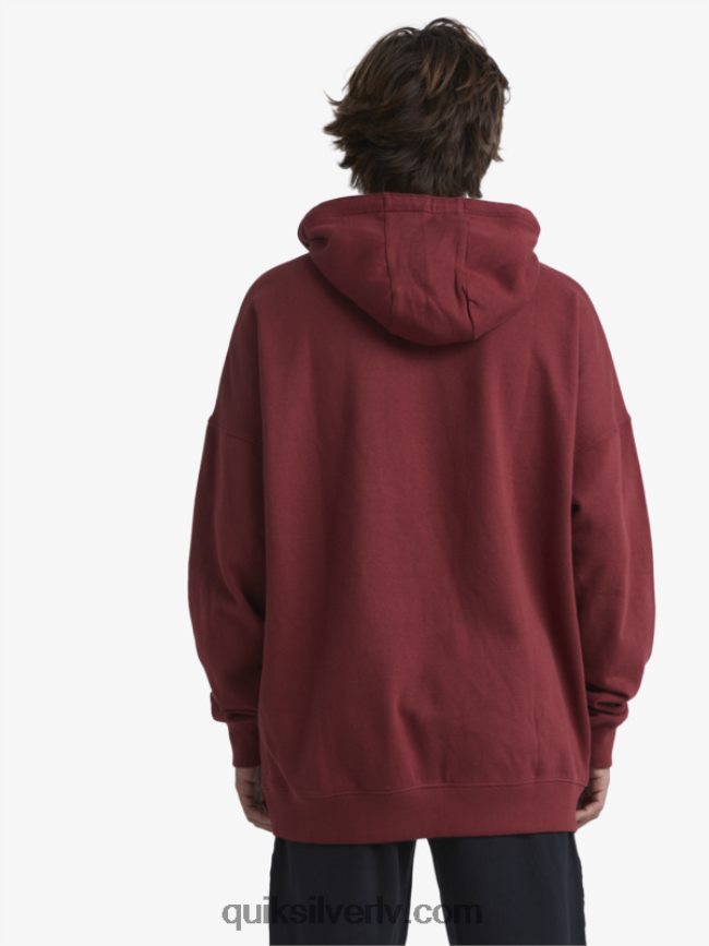 vīriešiem Quiksilver x Stab jaka ar kapuci rubīna vīns 88064R1804