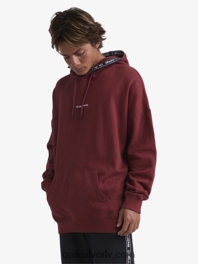 vīriešiem Quiksilver x Stab jaka ar kapuci rubīna vīns 88064R1804