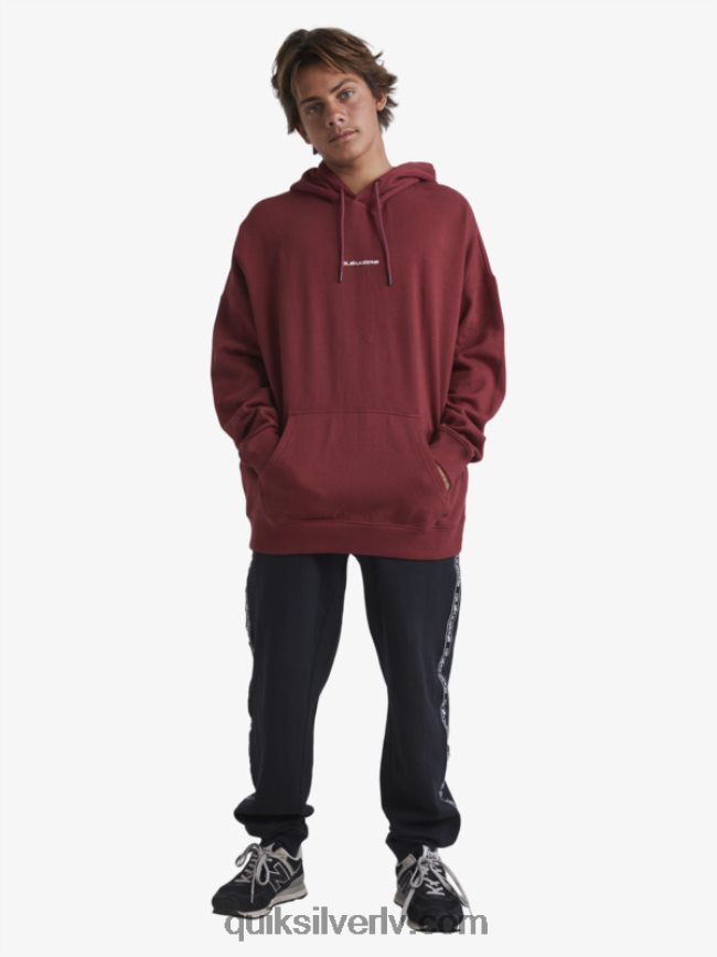 vīriešiem Quiksilver x Stab jaka ar kapuci rubīna vīns 88064R1804