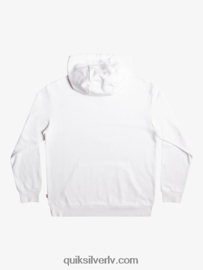 vīriešiem Quiksilver x Stranger lietas oficiālā logotipa kapuci balts 88064R1807