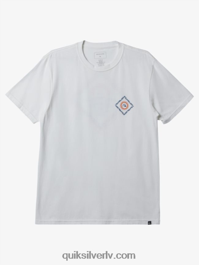 vīriešiem Quiksilver Clearview t-krekls balts 88064R394