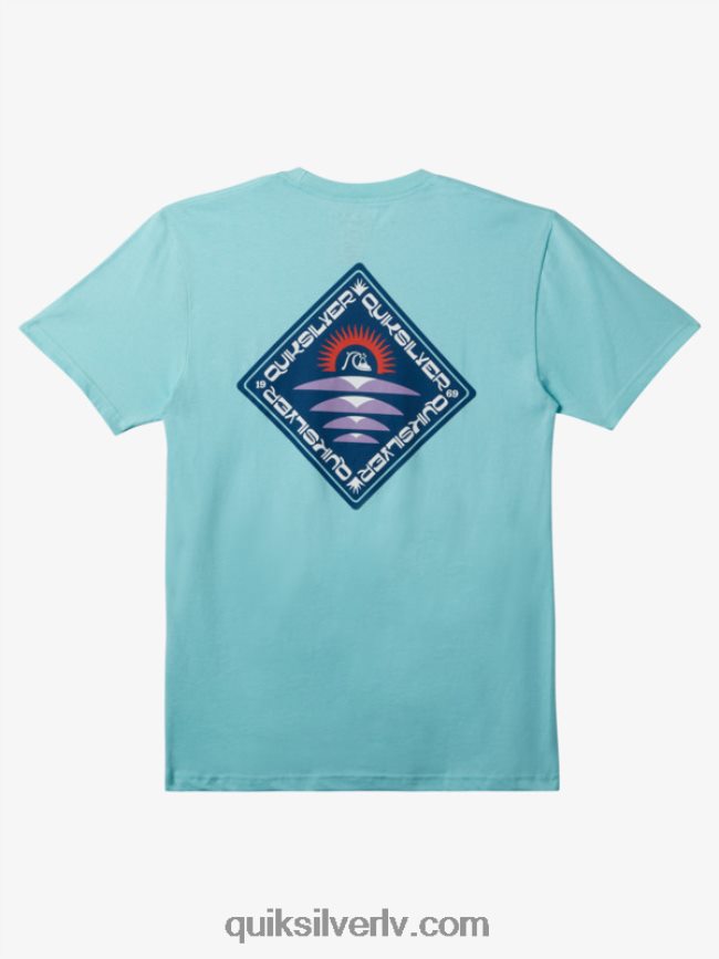 vīriešiem Quiksilver Clearview t-krekls eņģelis zils 88064R393