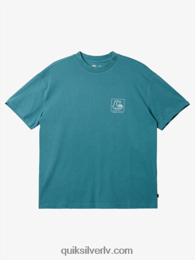 vīriešiem Quiksilver Gregg kaplan tukšs audekla t-krekls Bretaņas zilā 88064R1375