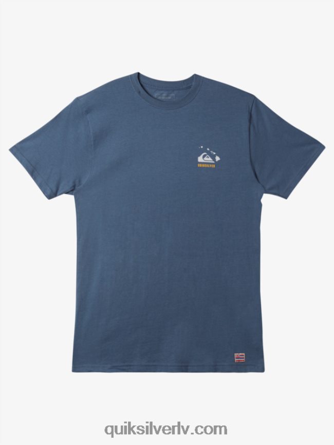 vīriešiem Quiksilver Hawaii Survivor T-krekls jūra 88064R118