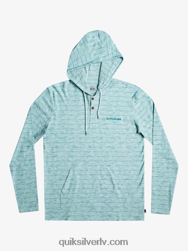 vīriešiem Quiksilver Kentin t-krekls ar kapuci ar garām piedurknēm debesu kentīns 88064R1354