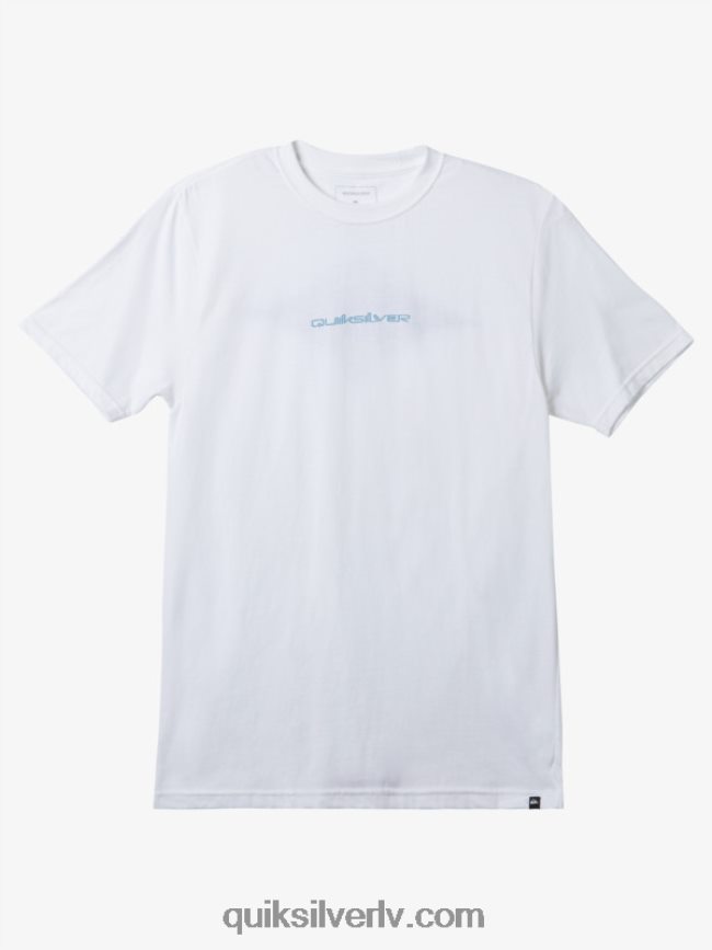vīriešiem Quiksilver Omni dimanta t-krekls balts 88064R162