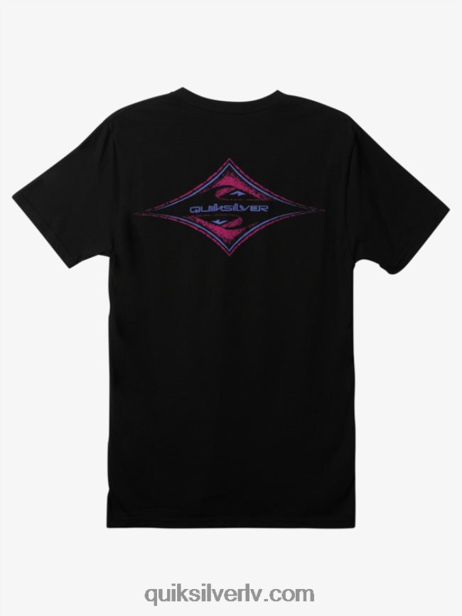vīriešiem Quiksilver Omni dimanta t-krekls melns 88064R164