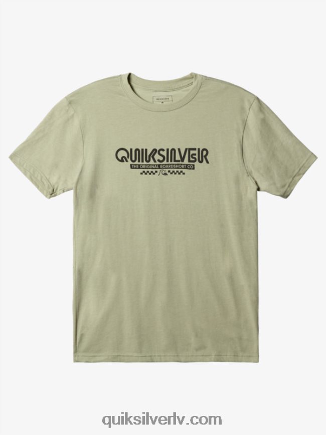 vīriešiem Quiksilver Omni čeku t-krekls tuksneša salvijas virši 88064R1102