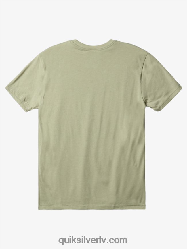 vīriešiem Quiksilver Omni čeku t-krekls tuksneša salvijas virši 88064R1102