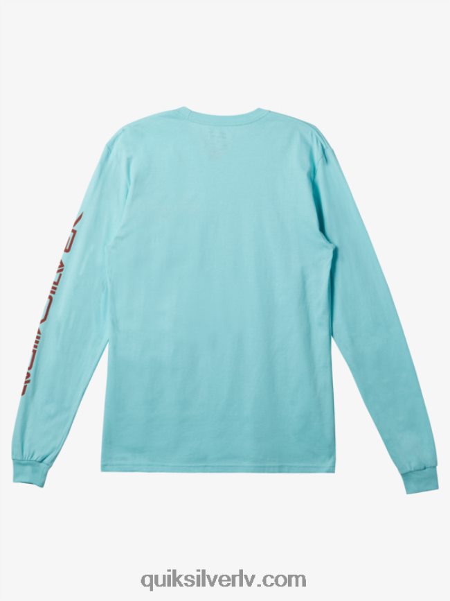 vīriešiem Quiksilver Omni logo t-krekls eņģelis zils 88064R297