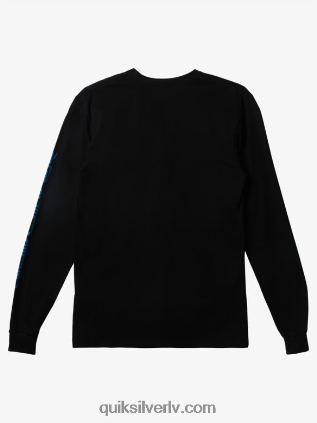 vīriešiem Quiksilver Omni logo t-krekls melns 88064R296