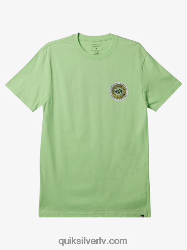 vīriešiem Quiksilver apļi beigu t-krekls paradīze zaļš 88064R306