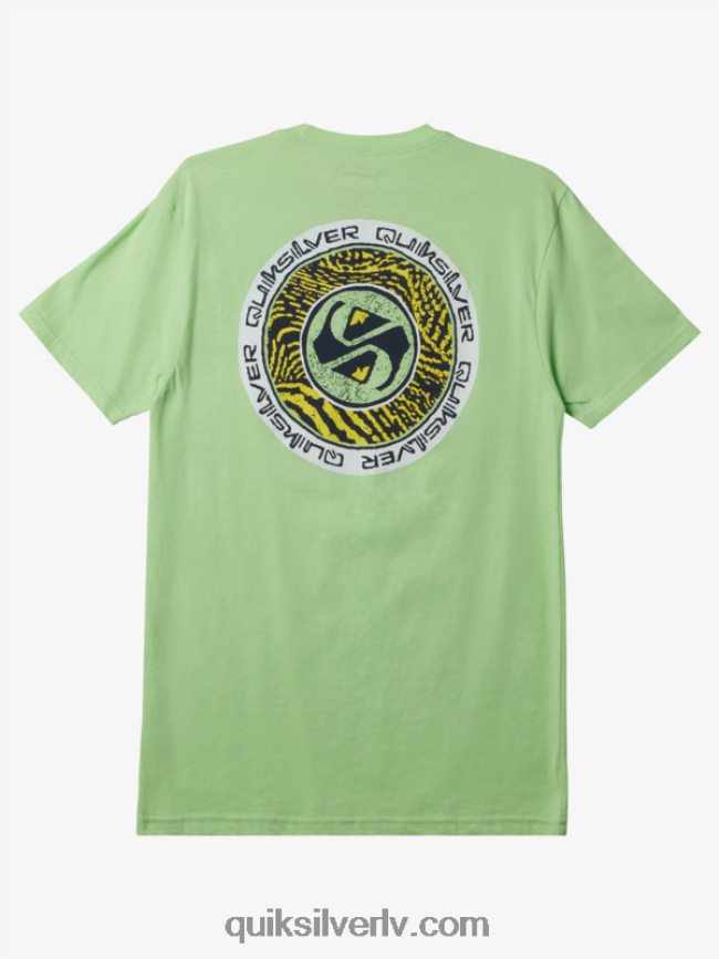 vīriešiem Quiksilver apļi beigu t-krekls paradīze zaļš 88064R306