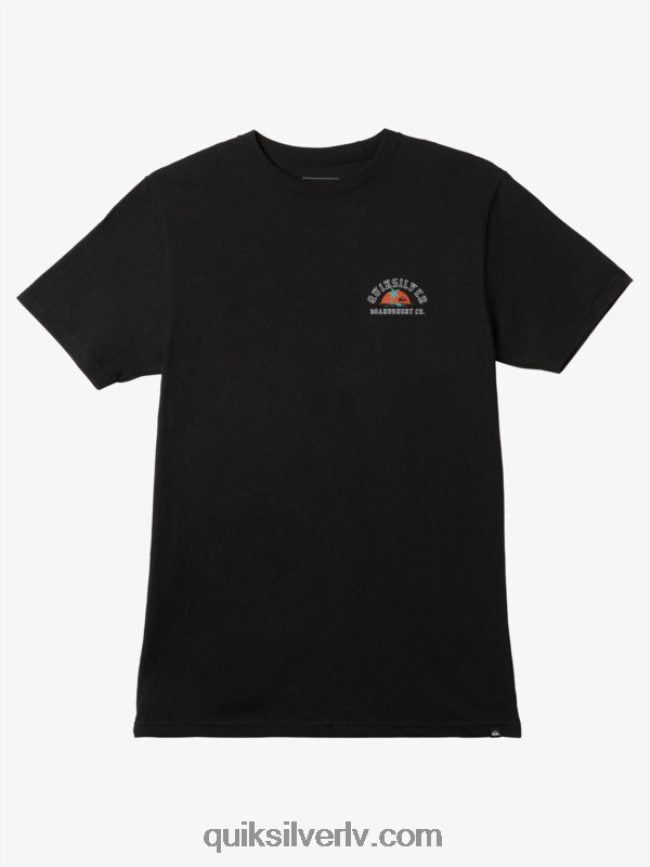 vīriešiem Quiksilver beidzot viens t-krekls melns 88064R1163