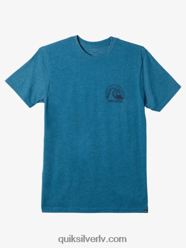 vīriešiem Quiksilver bold move mod T-krekls Marokas zilie virši 88064R1139