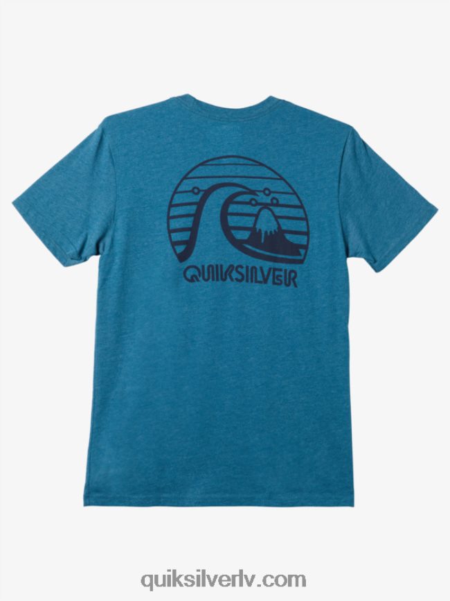 vīriešiem Quiksilver bold move mod T-krekls Marokas zilie virši 88064R1139