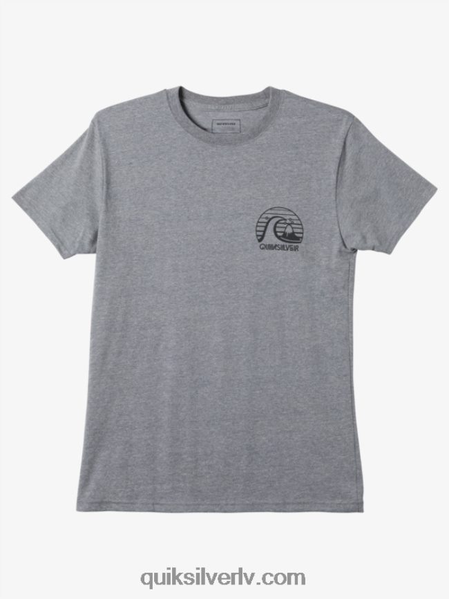 vīriešiem Quiksilver bold move mod T-krekls vidēji pelēki virši 88064R1138