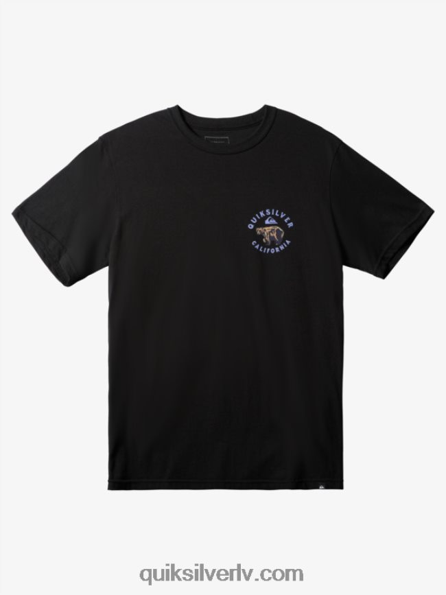 vīriešiem Quiksilver ca stand alone t-krekls melns 88064R1515