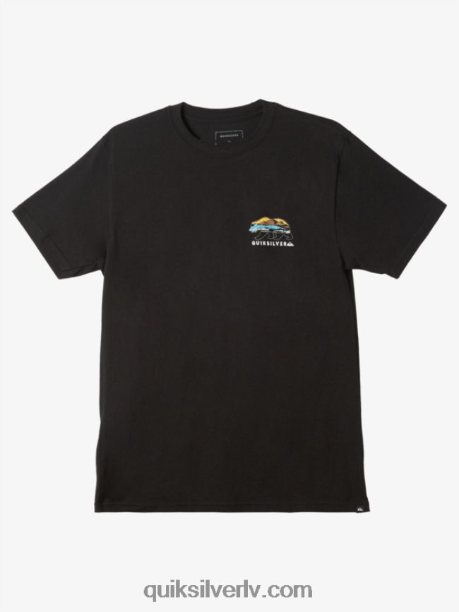 vīriešiem Quiksilver california sunshine t-krekls melns 88064R1184