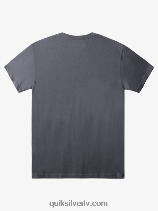 vīriešiem Quiksilver comp logo t-krekls dzelzs vārti 88064R1386