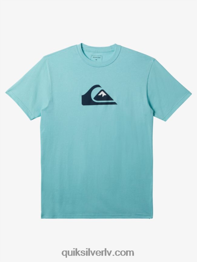 vīriešiem Quiksilver comp logo t-krekls eņģelis zils 88064R193