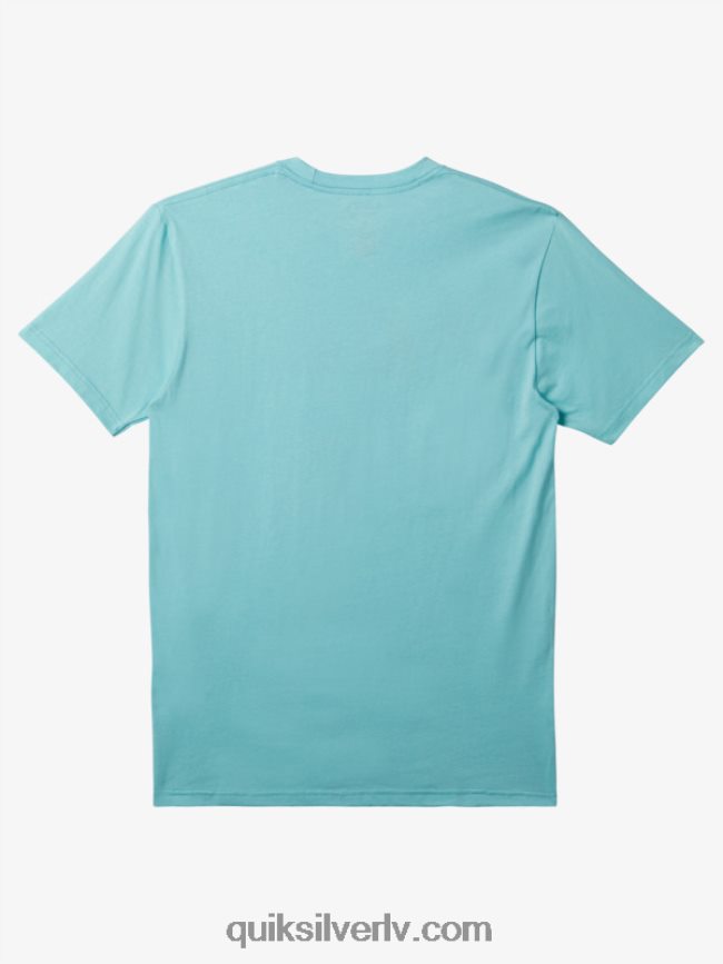 vīriešiem Quiksilver comp logo t-krekls eņģelis zils 88064R193