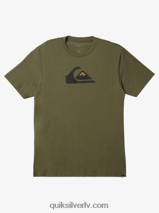 vīriešiem Quiksilver comp logo t-krekls Četrlapu āboliņš 88064R192