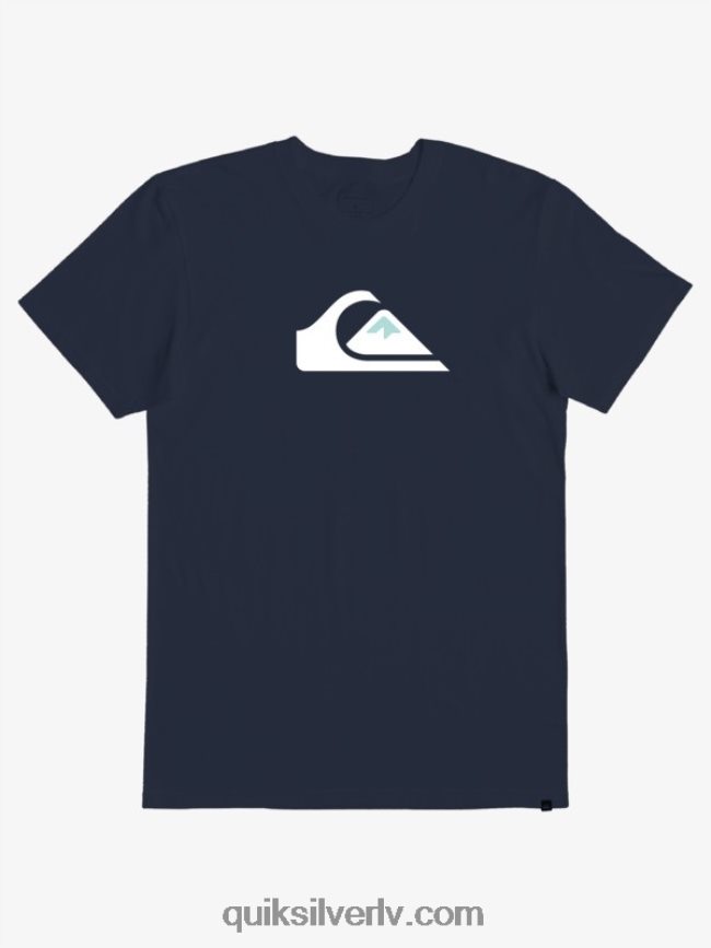 vīriešiem Quiksilver comp logo t-krekls jūras žakete 88064R1382
