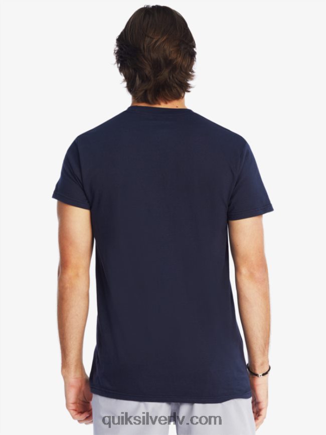 vīriešiem Quiksilver comp logo t-krekls jūras žakete 88064R1382