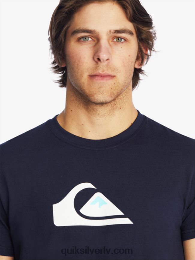 vīriešiem Quiksilver comp logo t-krekls jūras žakete 88064R1382