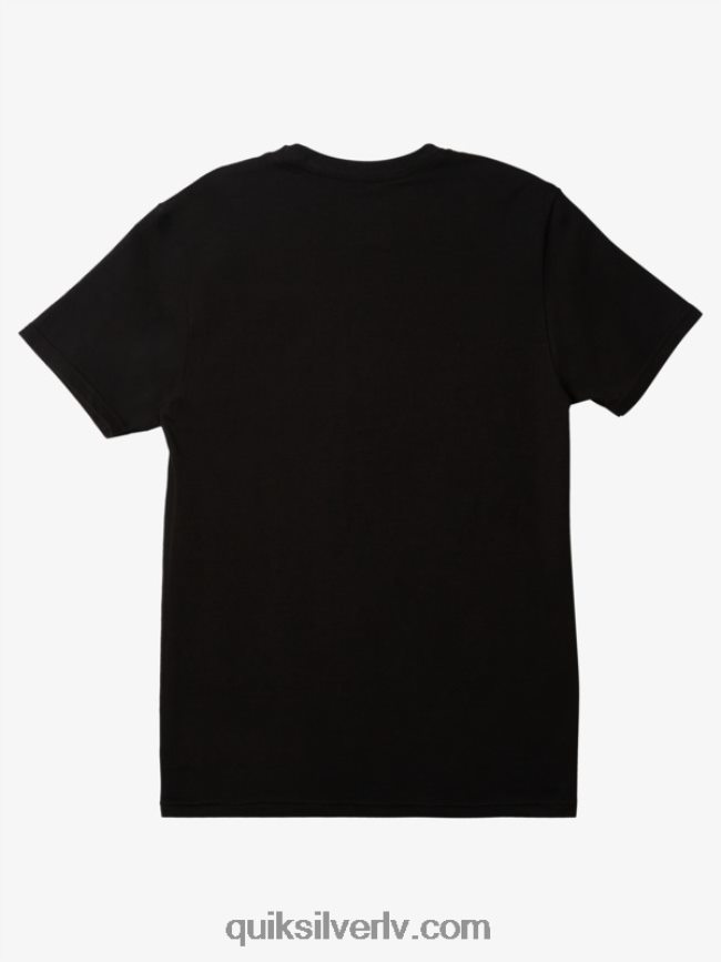 vīriešiem Quiksilver comp logo t-krekls melns 88064R189