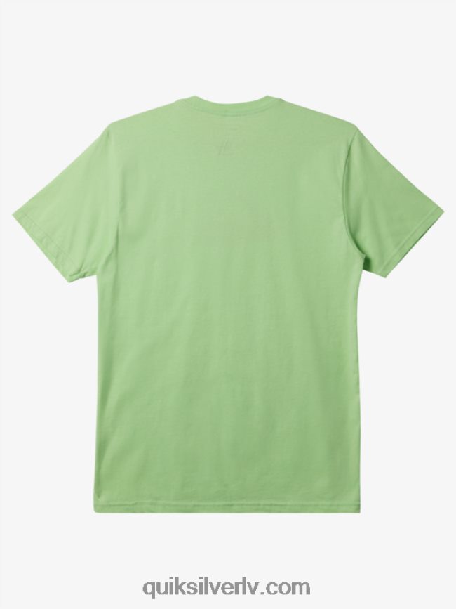 vīriešiem Quiksilver comp logo t-krekls paradīze zaļš 88064R196
