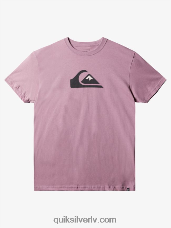 vīriešiem Quiksilver comp logo t-krekls putekļaina orhideja 88064R1388
