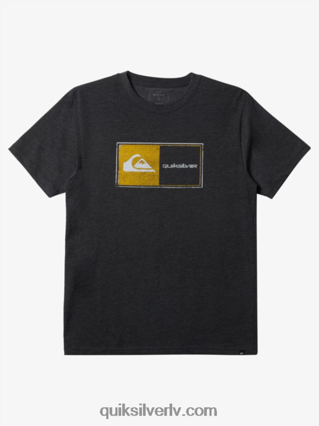 vīriešiem Quiksilver core lockup t-krekls ogļu virši 88064R159