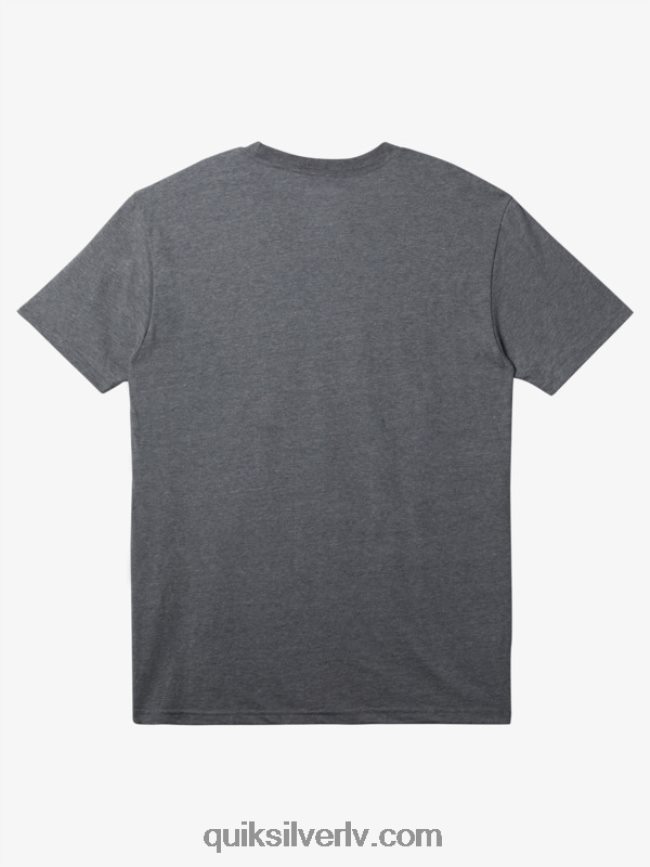 vīriešiem Quiksilver core lockup t-krekls vidēji pelēki virši 88064R160