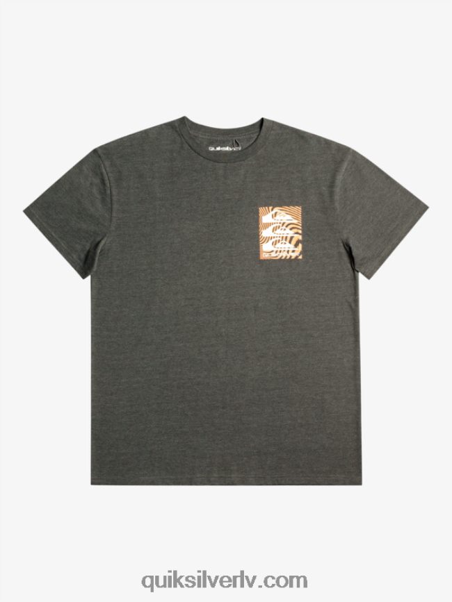 vīriešiem Quiksilver deformētu rakstu t-krekls fantoms 88064R1014