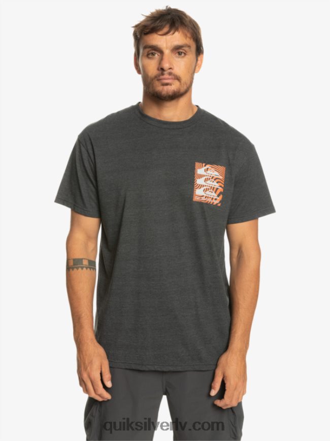 vīriešiem Quiksilver deformētu rakstu t-krekls fantoms 88064R1014