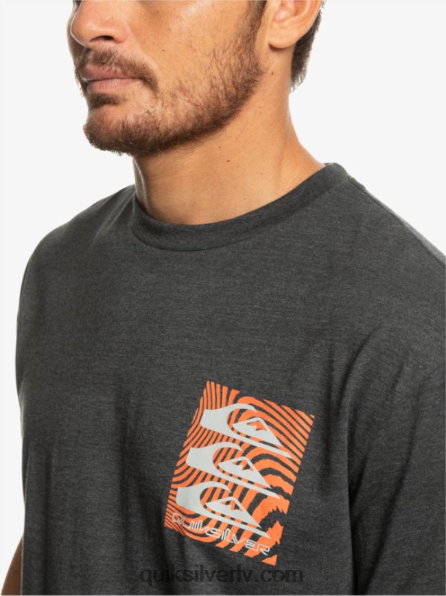 vīriešiem Quiksilver deformētu rakstu t-krekls fantoms 88064R1014