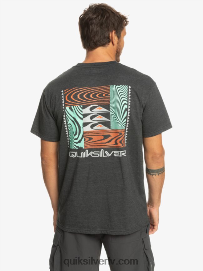 vīriešiem Quiksilver deformētu rakstu t-krekls fantoms 88064R1014